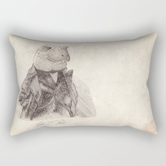 John T. Rex Rectangular Pillow