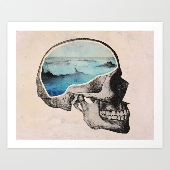 Brain Waves Art Print