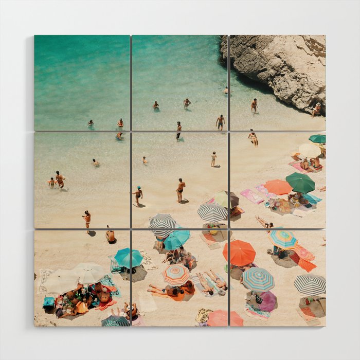 A Day At The Beach Wood Wall Art