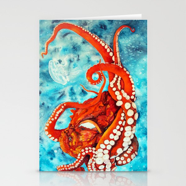 Pacific Octopus Stationery Cards