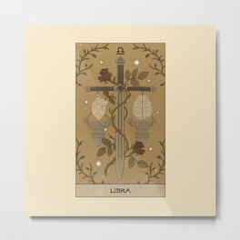 Libra Metal Print