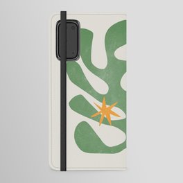 Fern Green Leaf: Matisse Series 01 | Mid-Century Edition Android Wallet Case