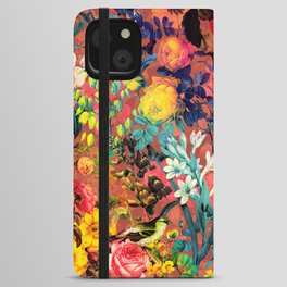 Floral and Birds II iPhone Wallet Case