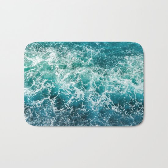 dancing waves Bath Mat