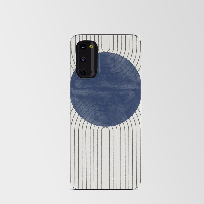 Mid Century Modern Blue Perfect Balance Android Card Case