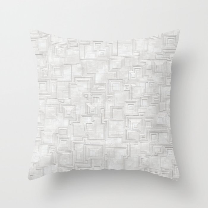 Elegant white ceramics Throw Pillow