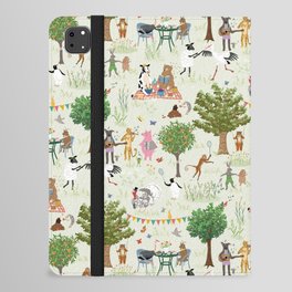 Animals' Garden Party iPad Folio Case