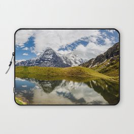 Swiss Eiger mountain reflection Laptop Sleeve