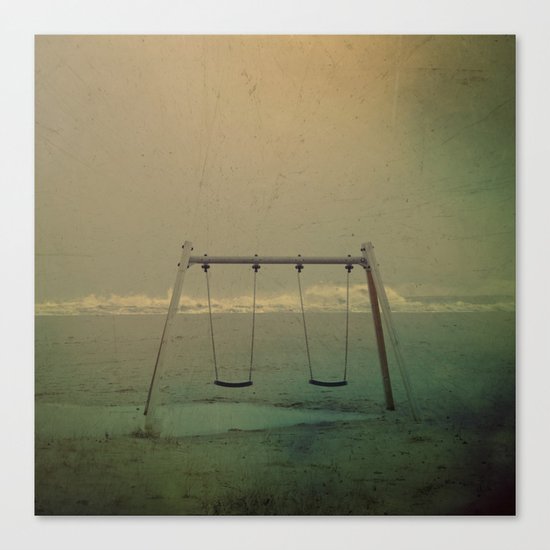 Forgotten swings Canvas Print
