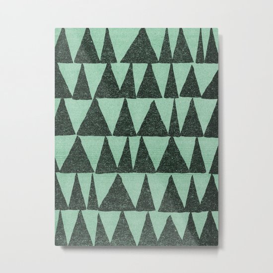 Analogous Shapes. Metal Print