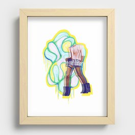 Dripping Brain Recessed Framed Print