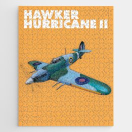 RAF Hawker Hurricane by Dennis Weber of ShreddyStudio Jigsaw Puzzle
