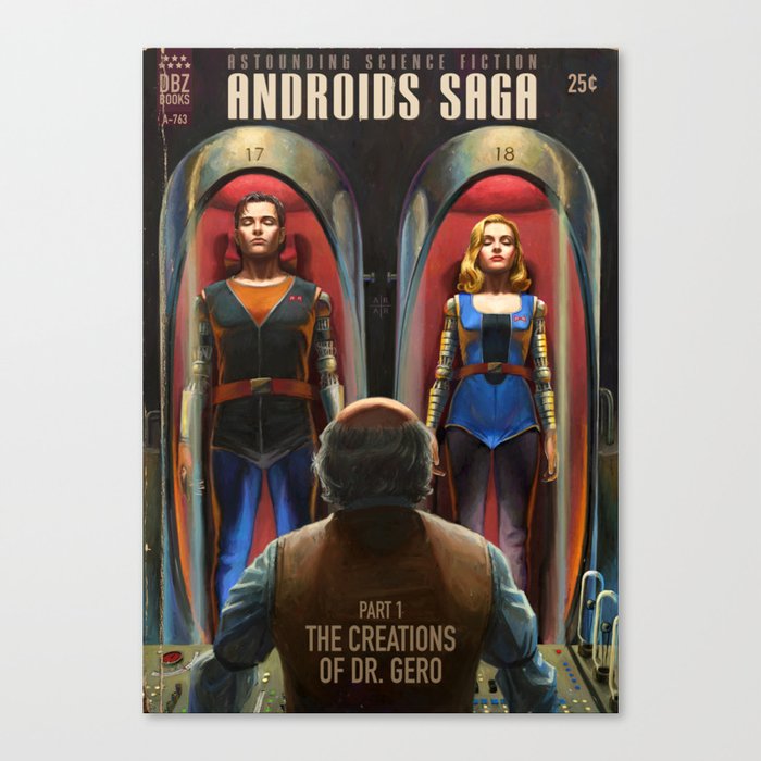 Androids Saga - The Creations of Dr Gero Canvas Print