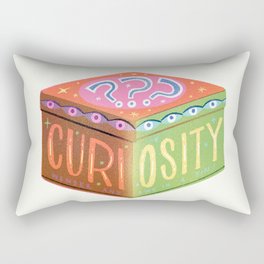 Self Care Spring Retro Tin Can Curiosity Rectangular Pillow