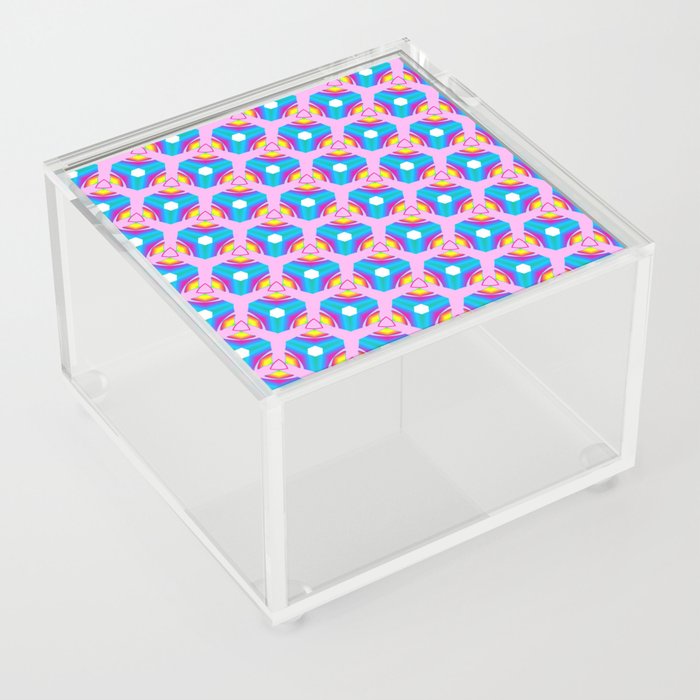 Background Pattern Design Acrylic Box