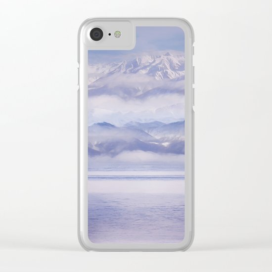 winter landscape Clear iPhone Case