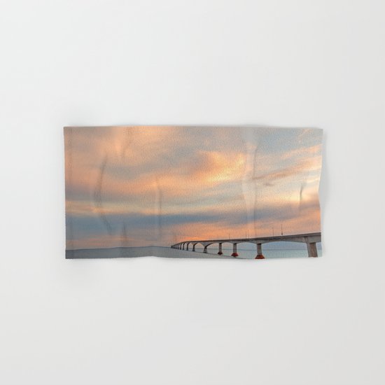 Sunset Sky Bridge Hand & Bath Towel