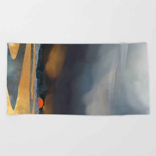 Storm Light Beach Towel
