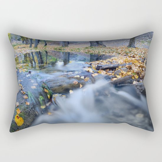"White river" Into the woods Rectangular Pillow