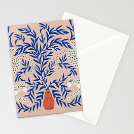 Leopard Vase Stationery Cards