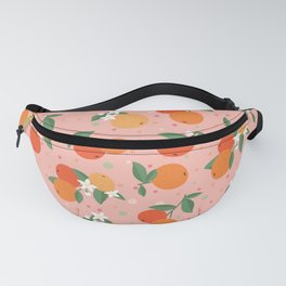 WE PERCEIVE | FRUITY SPIRIT COLLECTION - Blossom Orange Garden in the Fresh Morning Fanny Pack