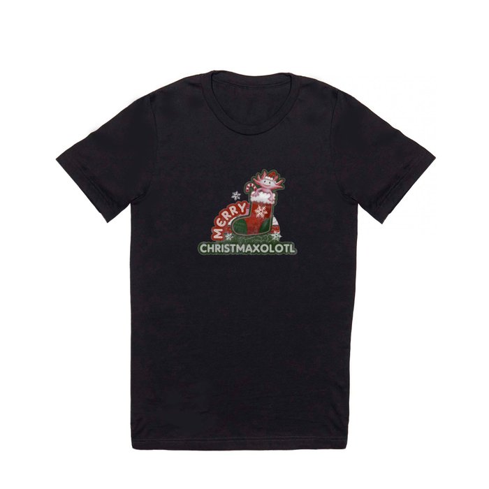 Merry Christmas Christmaxolotl Cute Axolotl T Shirt