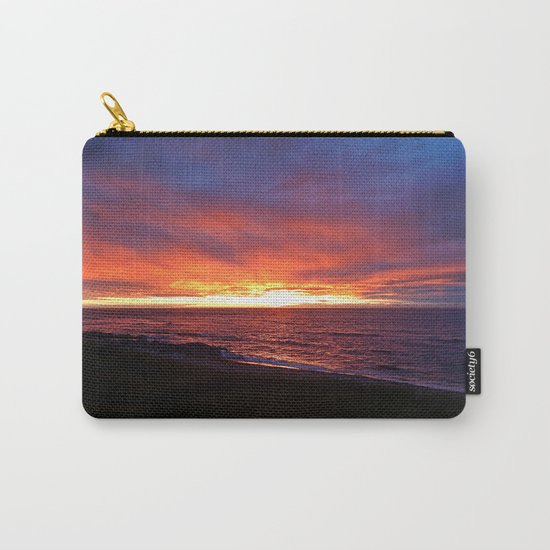 Beach Sunset on the Sea Carry-All Pouch