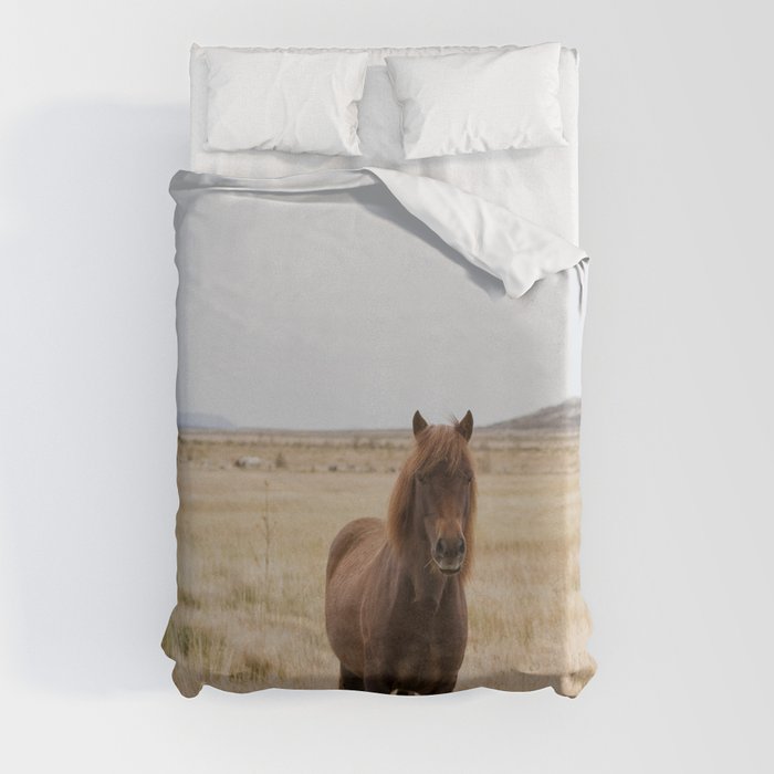 Icelandic Horse Duvet Cover