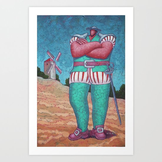 Don Quijote Art Print