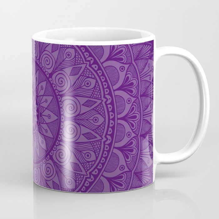 Plum Mandala 5 Coffee Mug