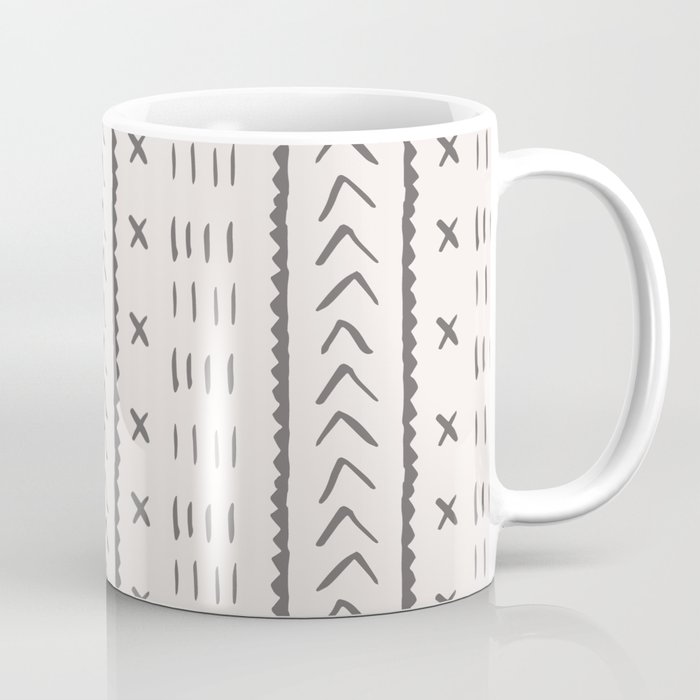 Reality Linen Mud Cloth Pattern Coffee Mug