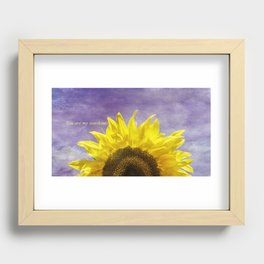 You Are My Sunshine Recessed Framed Print