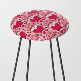 Cute Valentines Day Heart Gnome Lover Counter Stool
