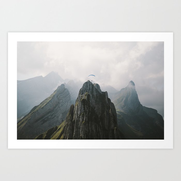 Flying Mountain Explorer - Landscape Photography Art Print