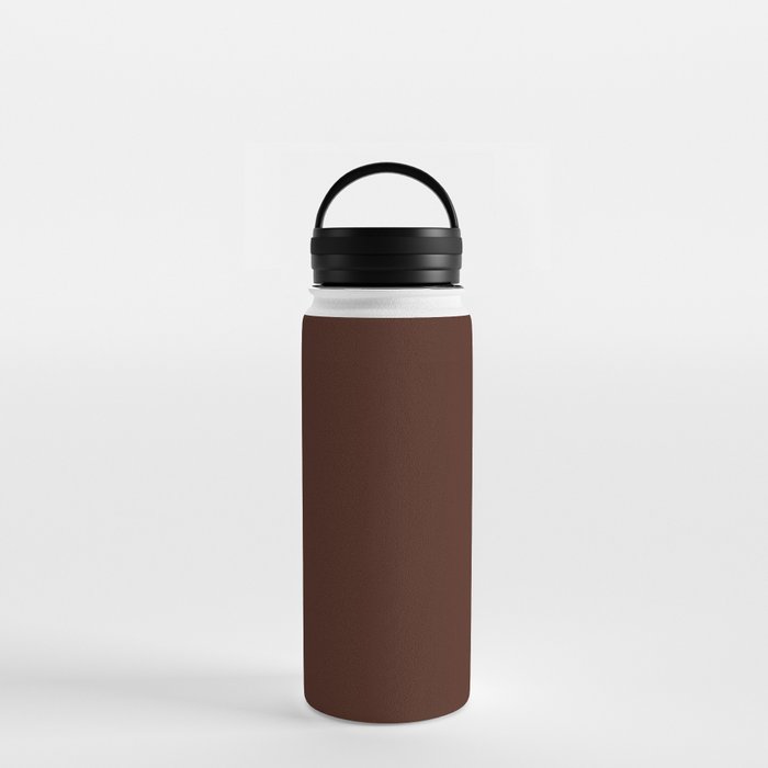 RICH BROWN SOLID COLOR Water Bottle