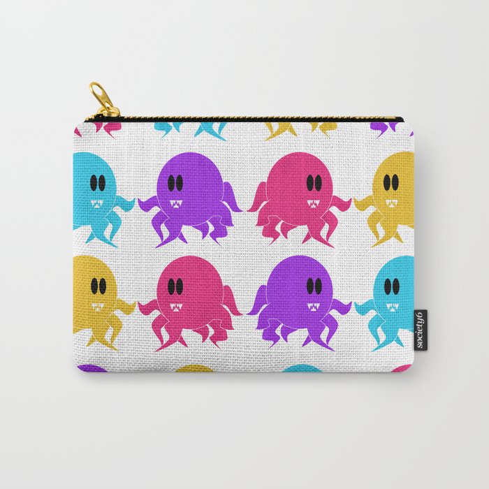 Alien Octopus Pattern Carry-All Pouch
