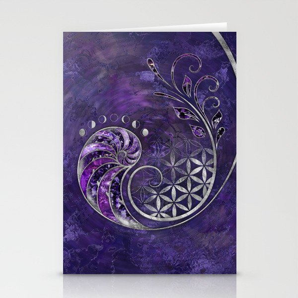 Golden Ratio - Sacred Geometry Ornament Stationery Cards