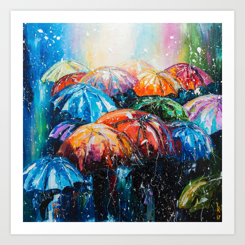 It S Raining Outside Art Print By Vladdurnev Society6