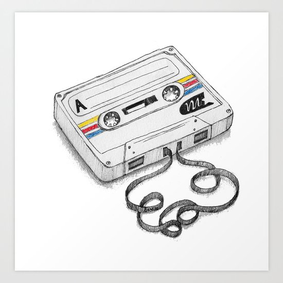Cassette Art Print