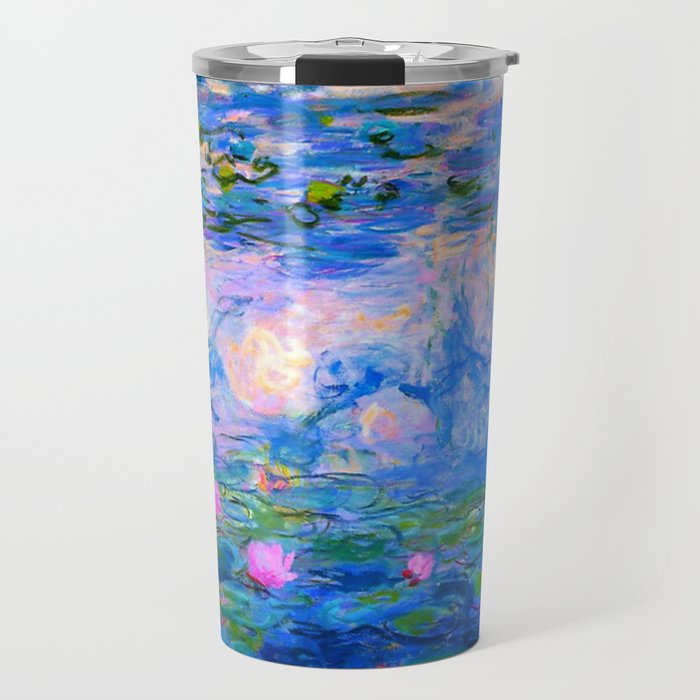 Claude Monet Water Lilies Travel Mug