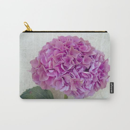 One Hydrangea Carry-All Pouch