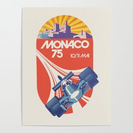 Formula 1 - 1975 Monaco Grand Prix Poster