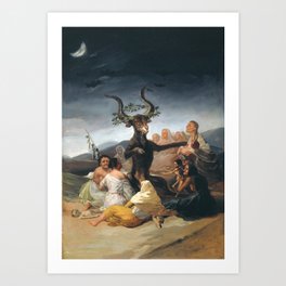 The Witches Sabbath - Francisco de Goya Art Print