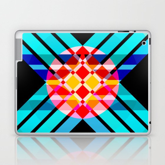 Coel - Colorful Abstract Art Laptop & iPad Skin