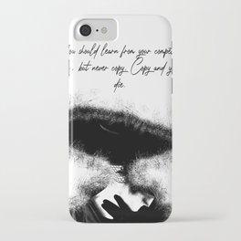 You should learn from your competitor Girl Quotes iPhone Case