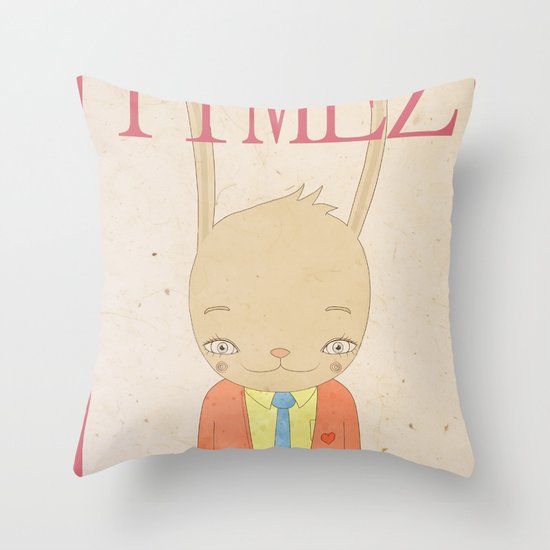 TIMEZ MAGAZINE HUG Throw Pillow
