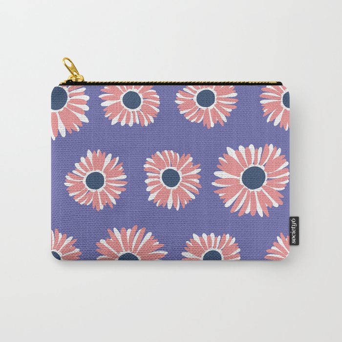 very peri daisies Carry-All Pouch