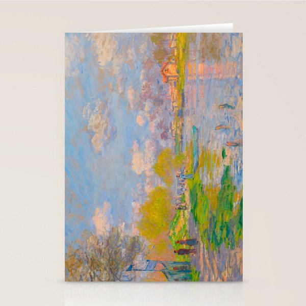 Claude Impressionist Landscape Oil Painting Spring by the Seine