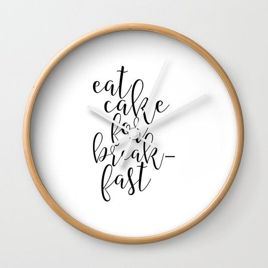 Printable Art Eat Cake For Breakfast Cake Shop Decor Kitchen