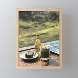 Cafe Framed Mini Art Print